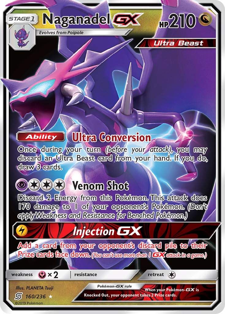 Unified Minds Naganadel GX #160/236